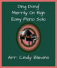 Ding Dong! Merrily On High piano sheet music cover